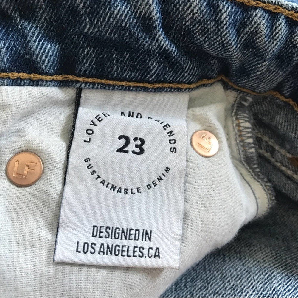 Lovers and Friends Ryan High Rise Loose Straight Jeans - Picture 7 of 9